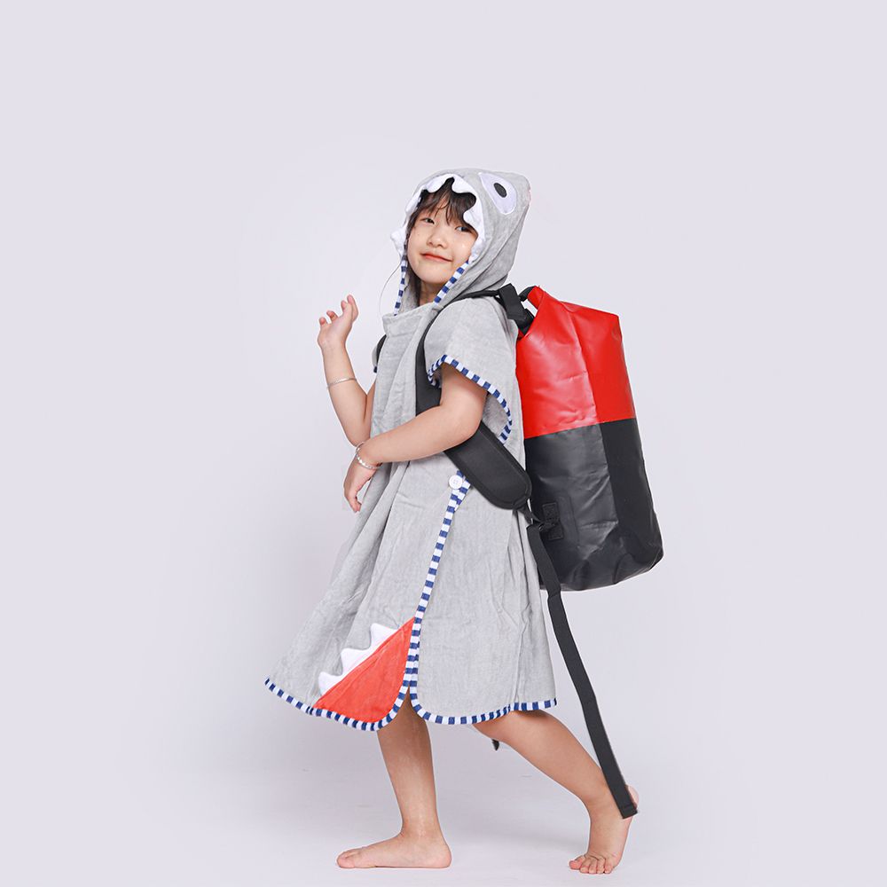 Khăn tắm trẻ em poncho monster