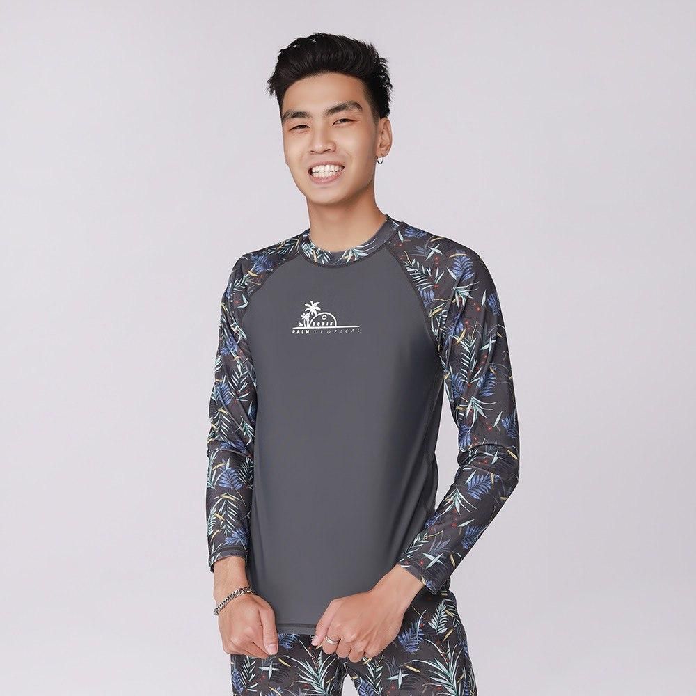 Áo bơi nam Night Trop Rashguard