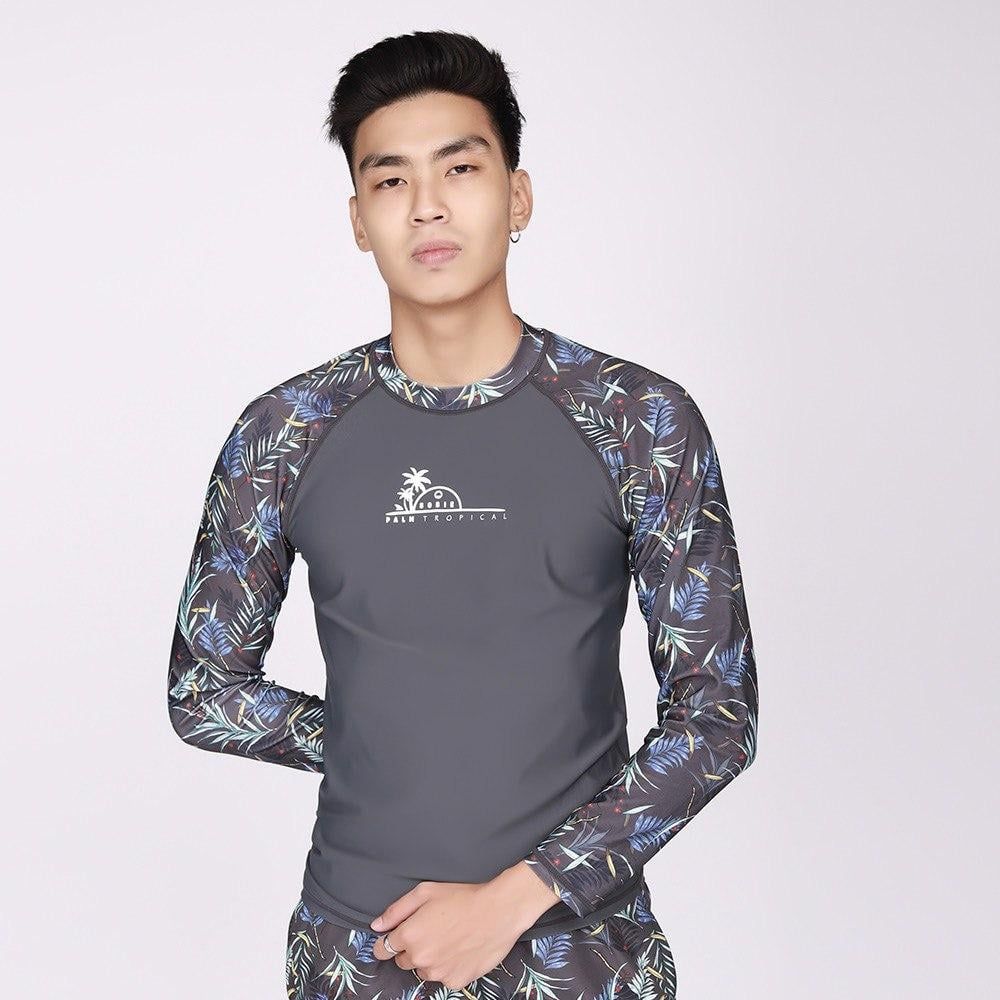 Áo bơi nam Night Trop Rashguard