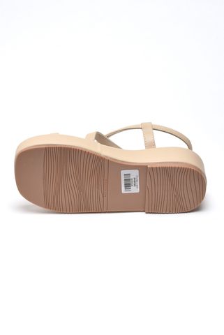 Giày Sandal Bánh Mì, Xăng Đan Nữ Đế Cao 4cm Merly 1468 Nâu Nhạt, Giày Dép Nữ Big Size, Sandal Dây Xỏ Ngón, Dép Xăng Đan Nữ Cao Cấp, Giày Nữ Màu Nây Tây, Màu Nude