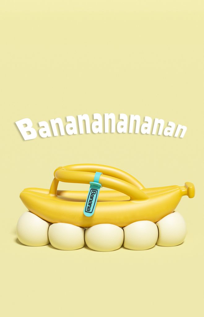 Dép Kẹp Ngón Nam Nữ Trái Chuối Vàng Độc Đáo Banana, Dép Nhựa Quảng Châu 1562N, Dép Big Size 36-43, Dép Màu Sắc Rực Rỡ Thích Hợp Đi Biển, Dép Nhóm Đi Chơi, Dép Cặp