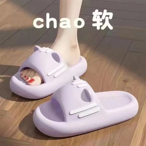 Dép Cặp Cute, Dép Nhóm, Dép Gia Đình [ 36 - 45 ] 1567N Đen/Tím/Hồng Dép Nhựa Quảng Châu Tai Mèo, Dép Big Size Nam Nữ, Dép Đi Chơi, Dép Đi Du Lịch Nhóm