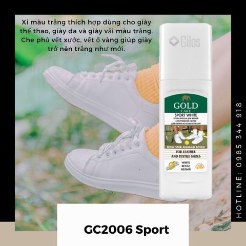 Xi Nước Đánh Giày Thể Thao Goldcare - GC 2006 Sport