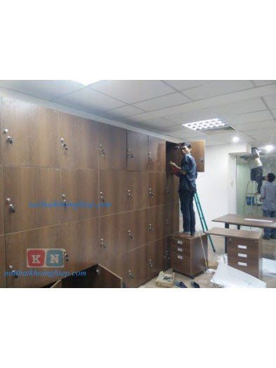 Tủ Locker gỗ cho Khu công nghiệp