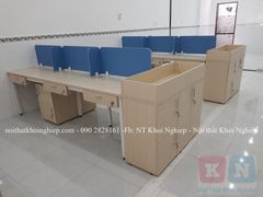 Vách  ngăn bàn làm việc gỗ VNG01