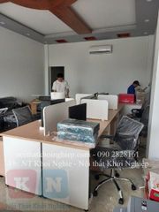 Vách  ngăn bàn làm việc gỗ VNG05