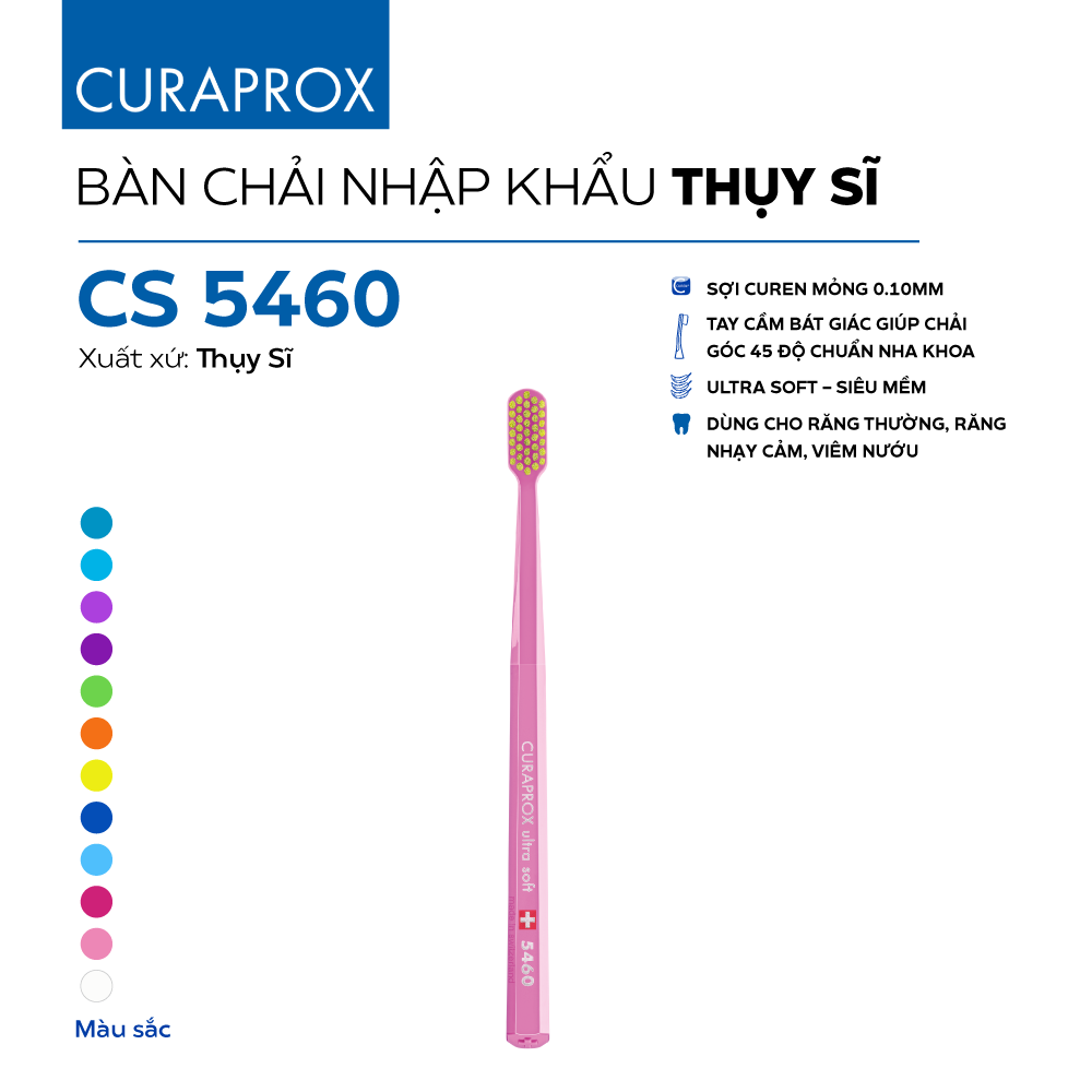  Bàn chải răng Curaprox CS 5460 Ultra Soft siêu mềm 