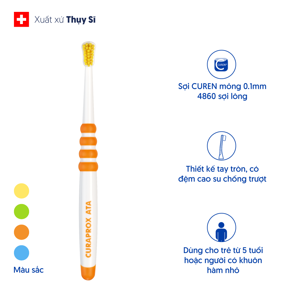  Bàn chải răng Curaprox CS ATA cho răng nhạy cảm 