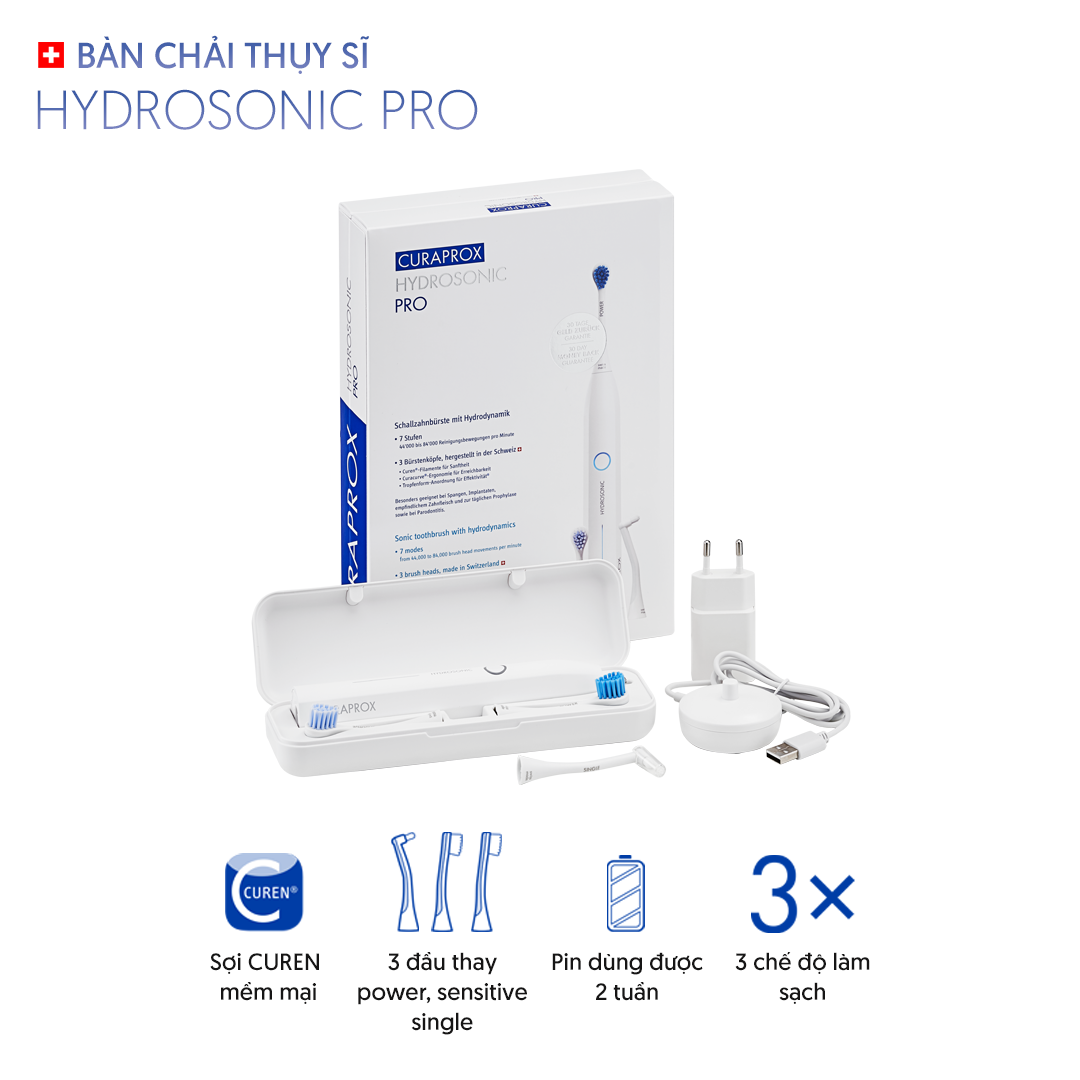 Bàn chải điện Curaprox Hydrosonic Pro