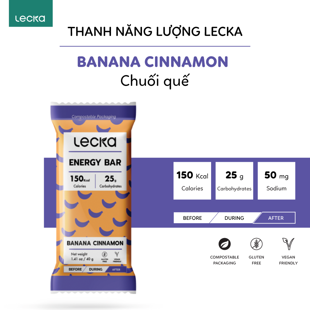  Thanh năng lượng Lecka Energy Bar 40g 