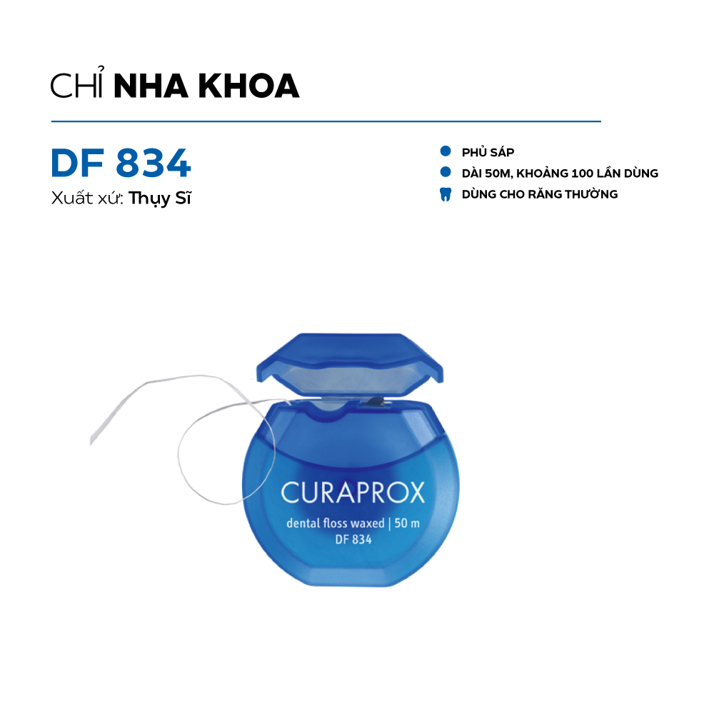  Chỉ nha khoa Curaprox DF 834 (50m) 