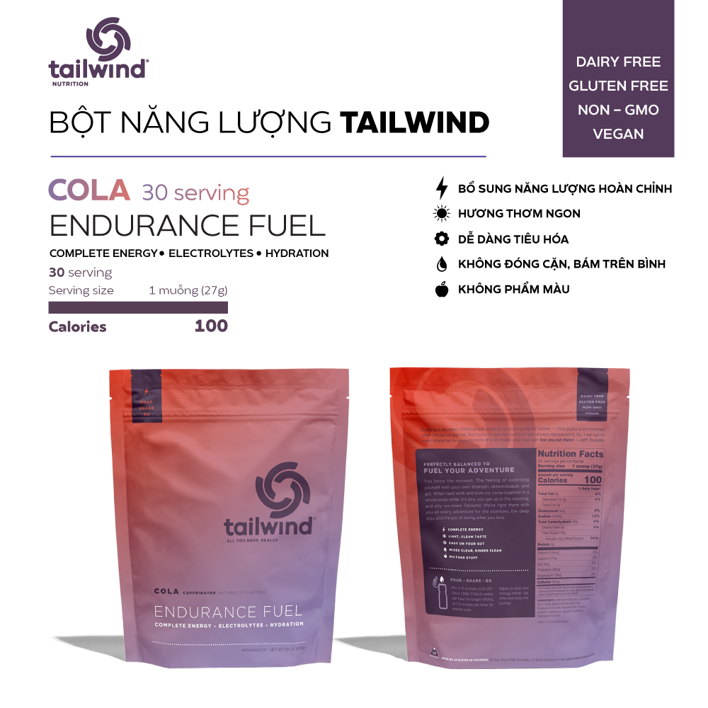 Bột năng lượng Tailwind Endurance Fuel gói 30 serving