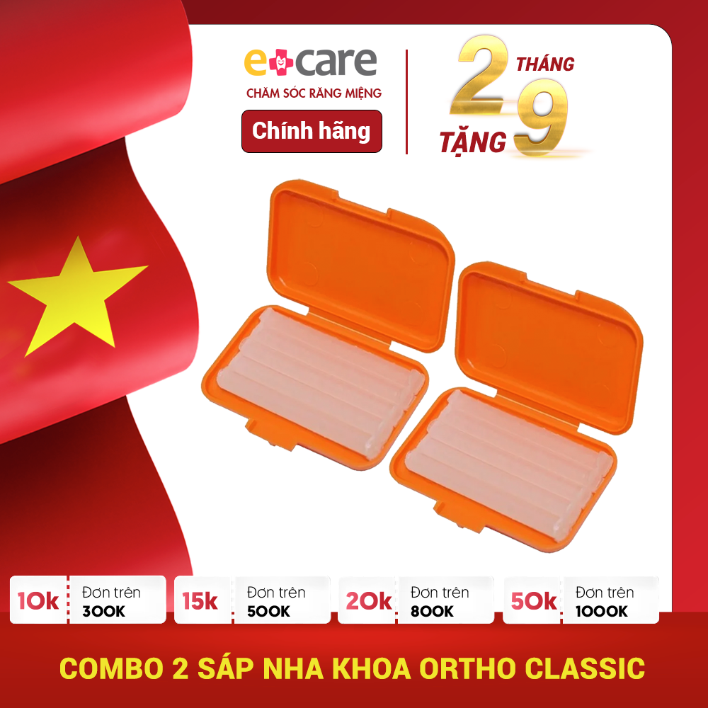  Bộ 2 hộp sáp nha Ortho Classic 