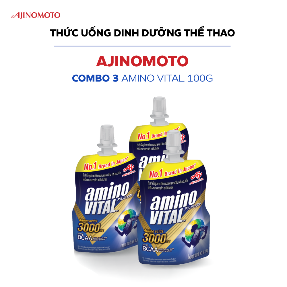  Thức uống dinh dưỡng thể thao Ajinomoto Amino Vital gói 100g 