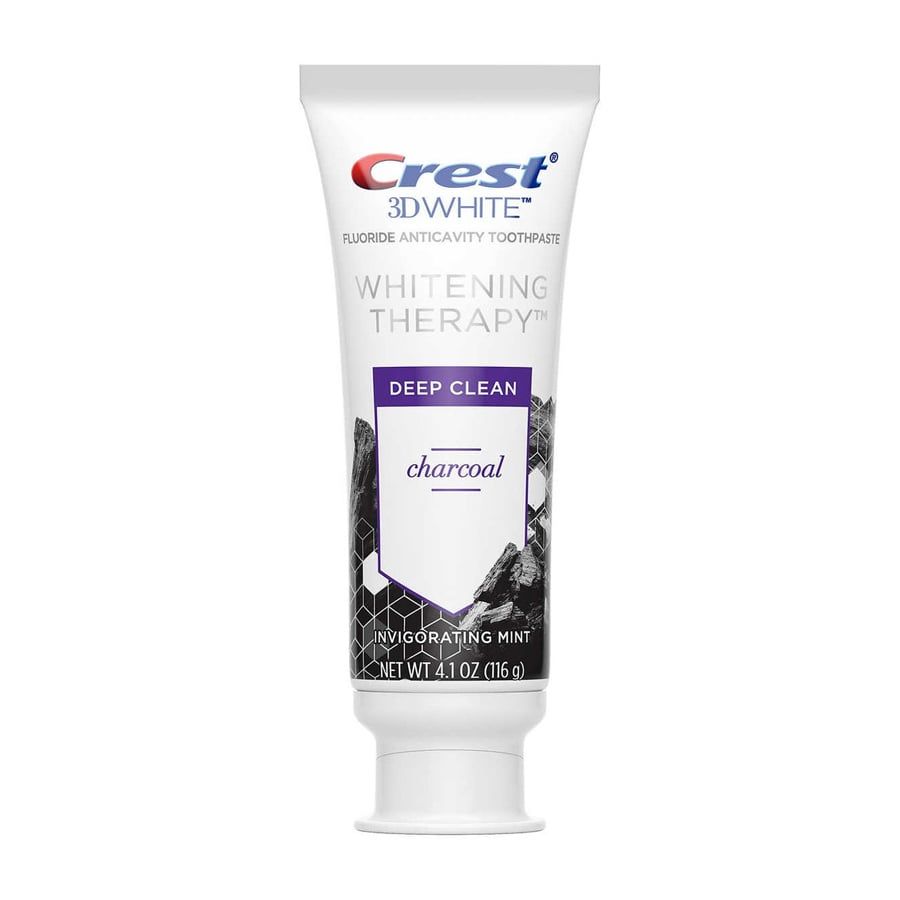 Kem đánh răng Crest 3D Whitening Therapy Charcoal 116g