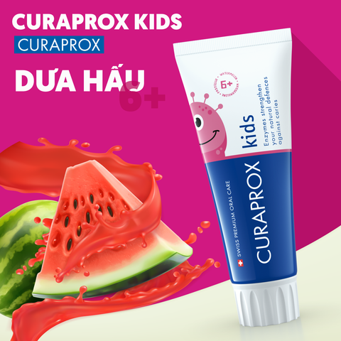  Kem đánh răng Curaprox Kids cho trẻ từ 6 tuổi 