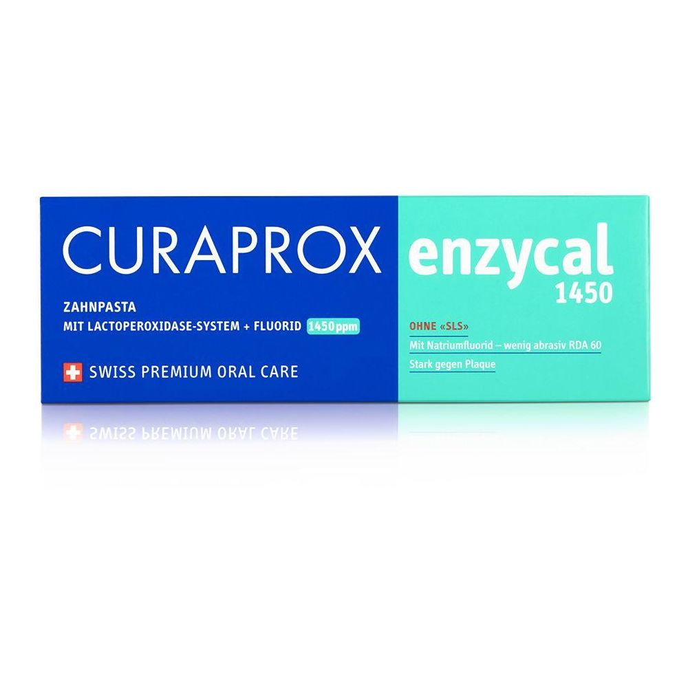 Kem đánh răng Curaprox Enzycal 1450 ngừa sâu răng 75ml