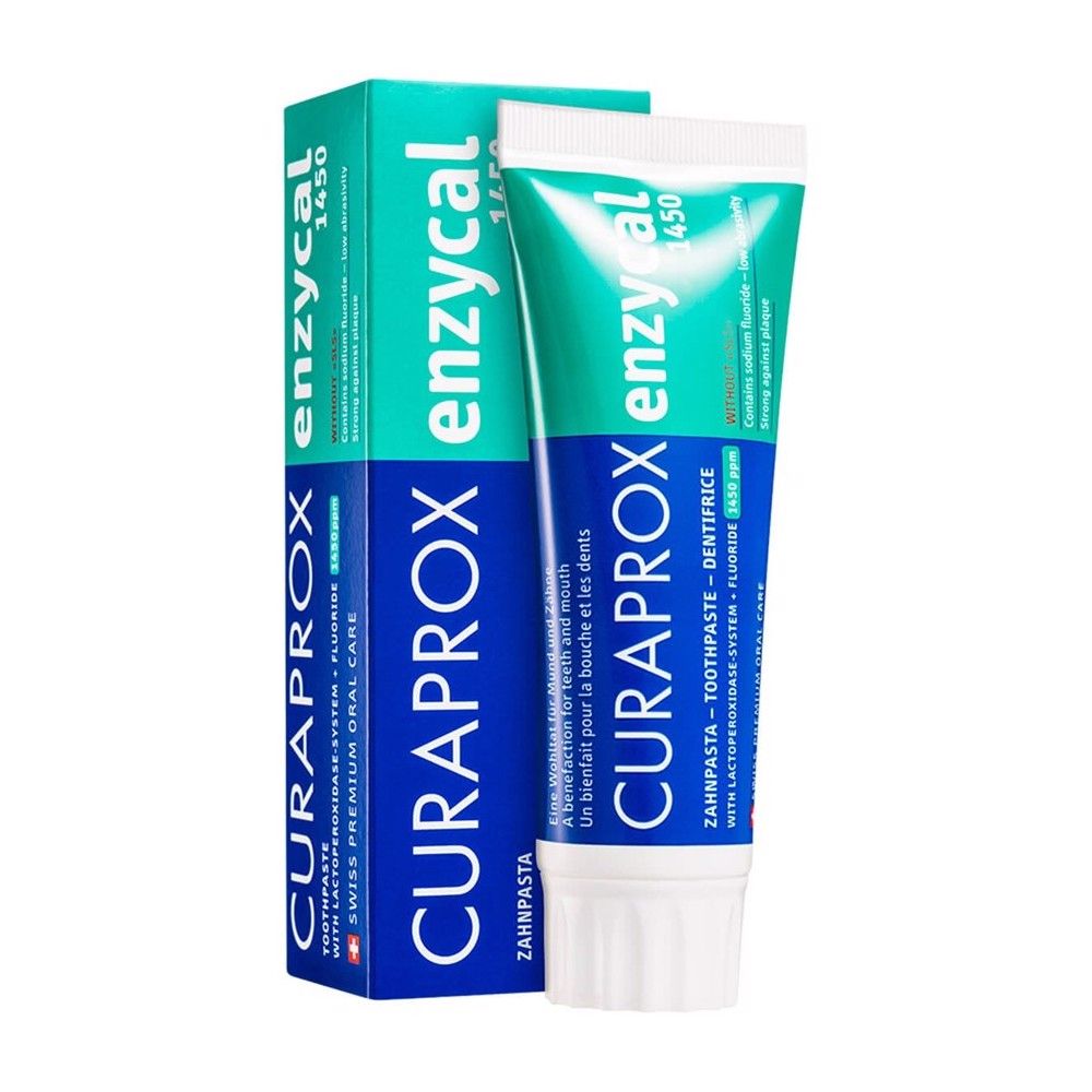 Kem đánh răng Curaprox Enzycal 1450 ngừa sâu răng 75ml