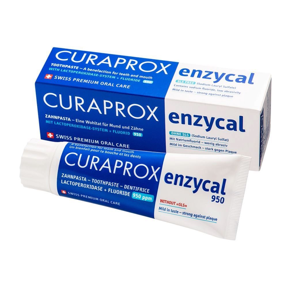 Kem đánh răng Curaprox Enzycal 950 ngừa sâu răng 75ml
