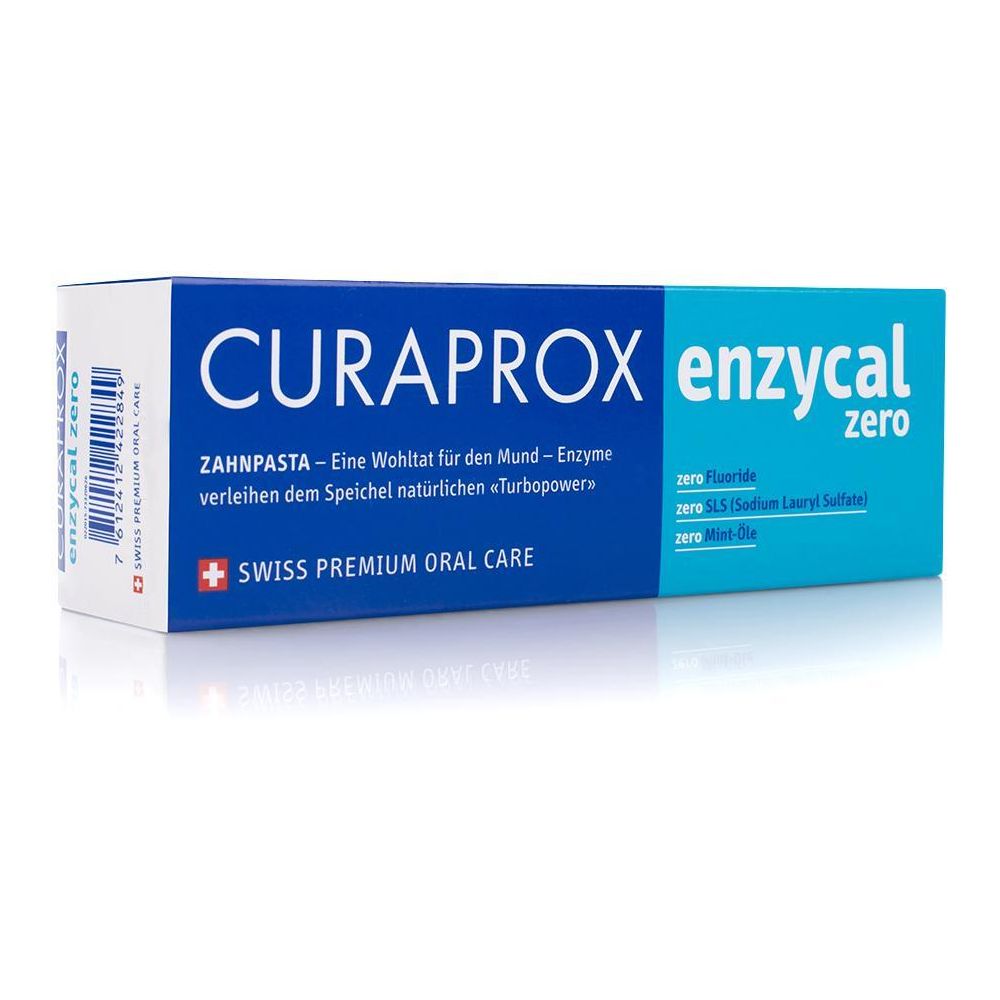 Kem đánh răng Curaprox Enzycal Zero ngừa sâu răng 75ml