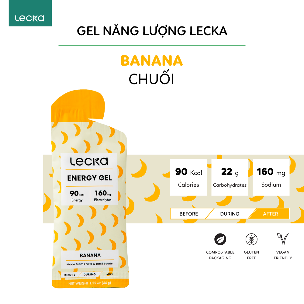 Gel bổ sung năng lượng Lecka 43~44g