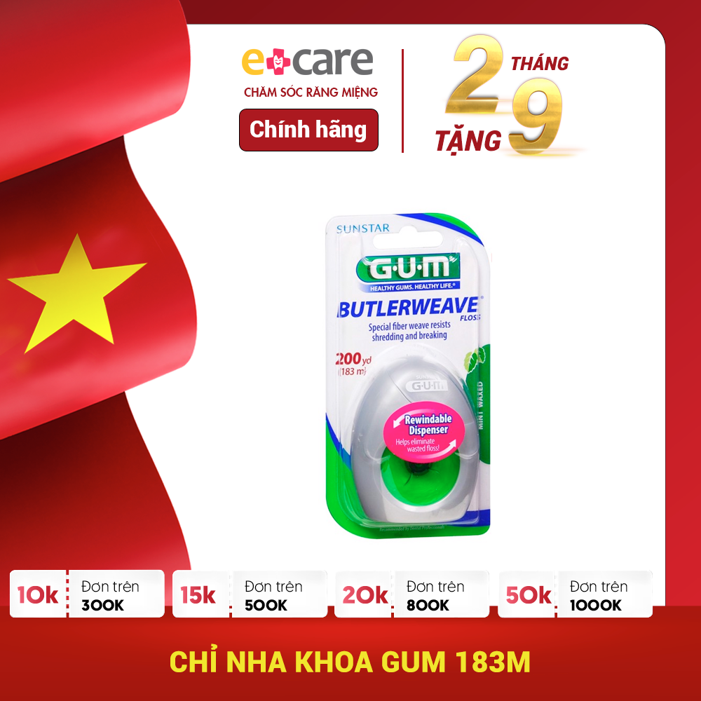 Chỉ nha khoa GUM ButlerWeave 183m