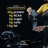  Bột phục hồi năng lượng X-Real với BCAA và Protein thực vật 35g 