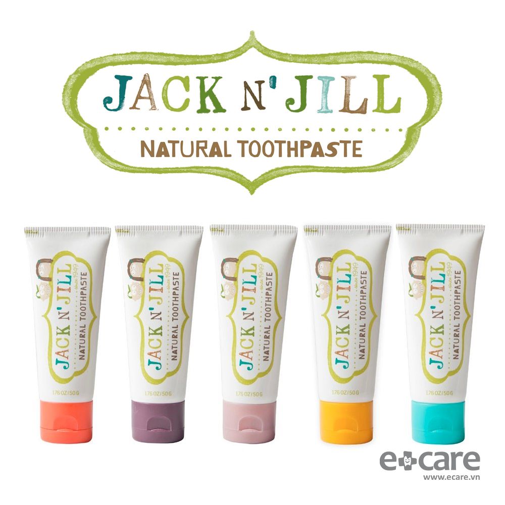 Kem đánh răng Jack N' Jill trái cây cho bé 50g