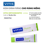  Kem đánh răng Vitis Orthodontic cho răng niềng 100ml 