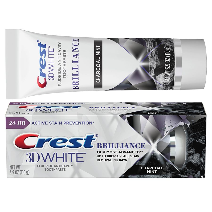  Kem đánh răng Crest 3D White Brilliance làm trắng răng 110g 