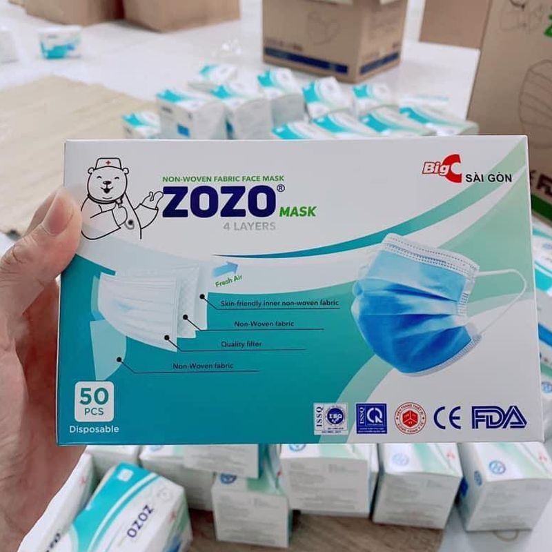  Gói 10 khẩu trang y tế ZoZo 