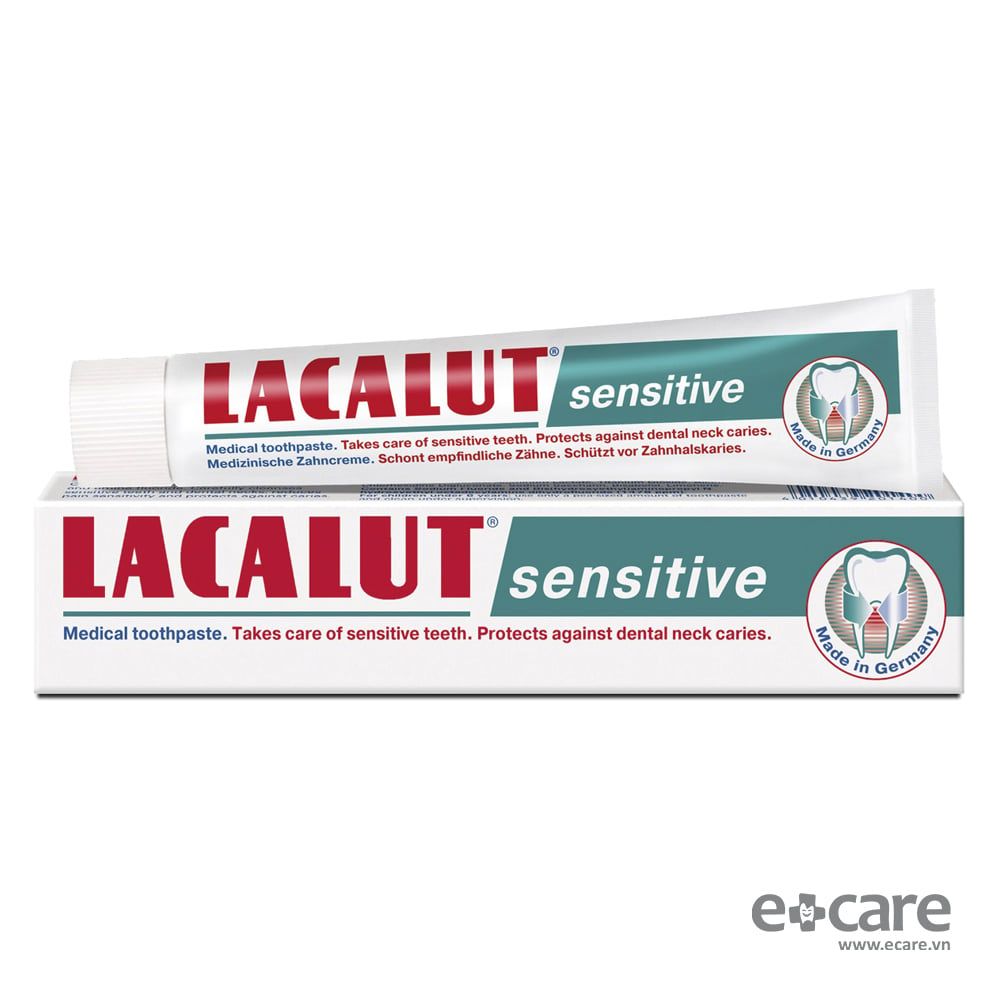  Kem đánh răng Lacalut Sensitive ngừa ê buốt 75ml 