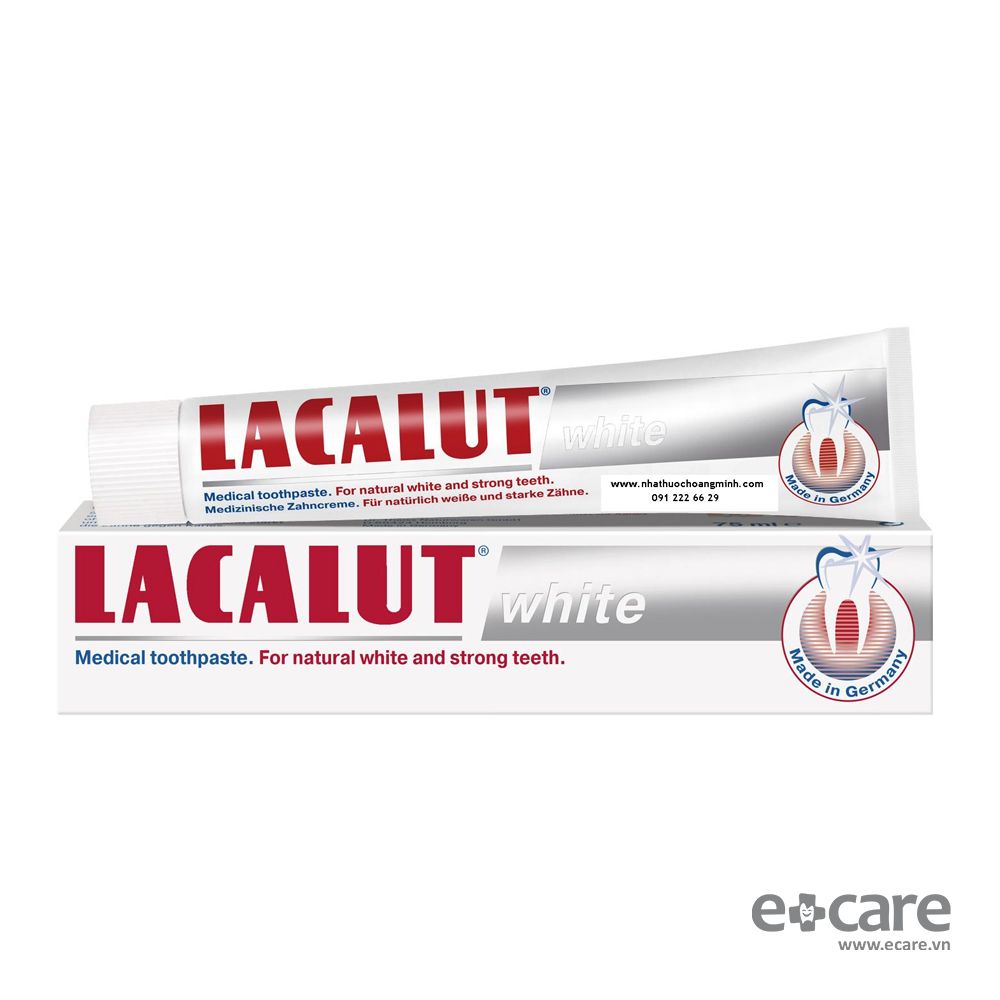  Kem đánh răng Lacalut White làm trắng răng 75ml 