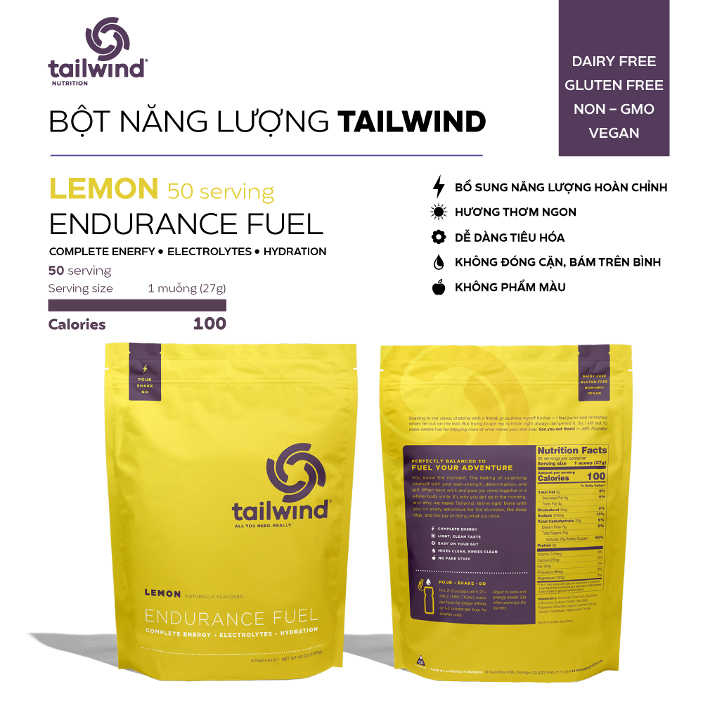  Bột năng lượng Tailwind Endurance Fuel gói 50 serving 