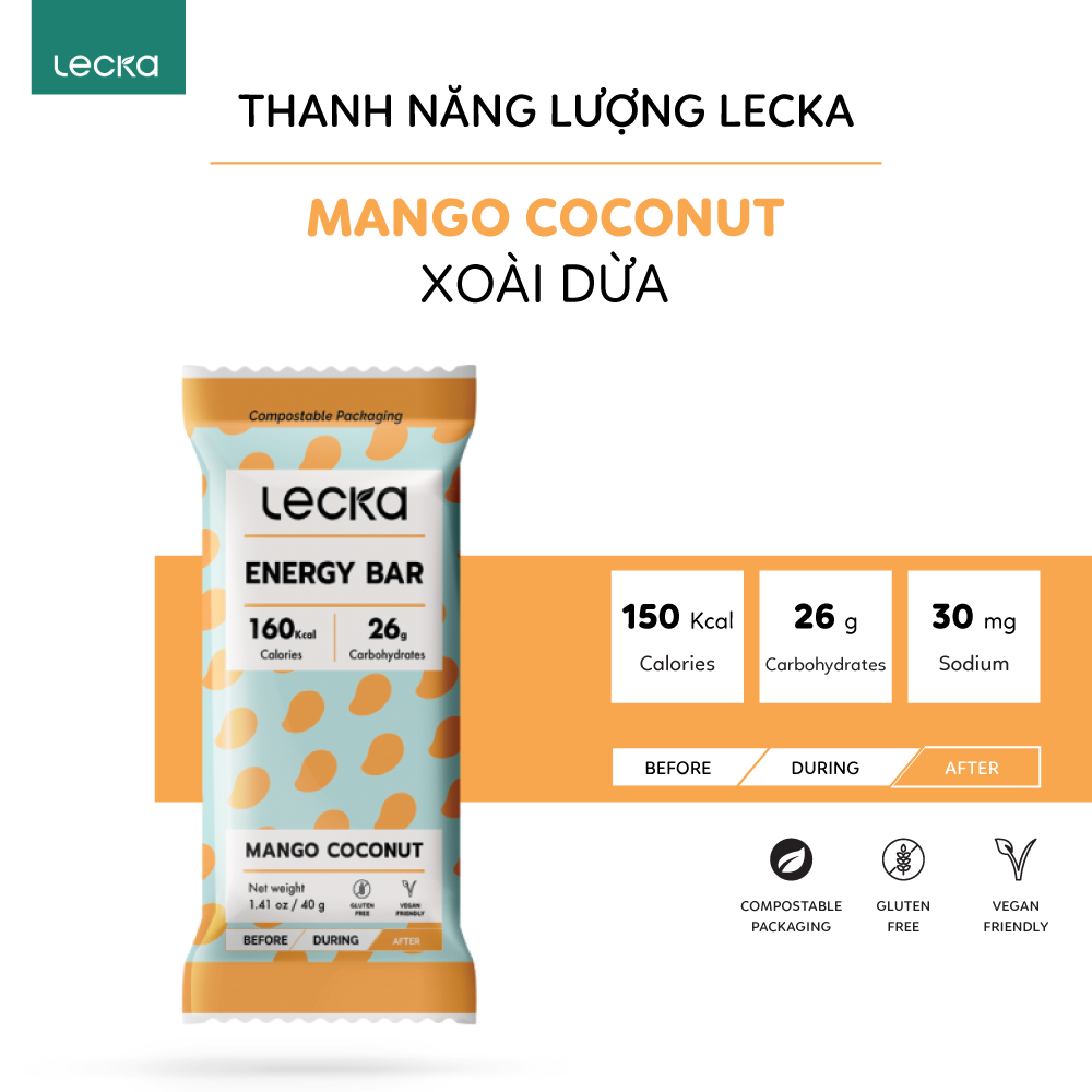 Thanh năng lượng Lecka Energy Bar 40g