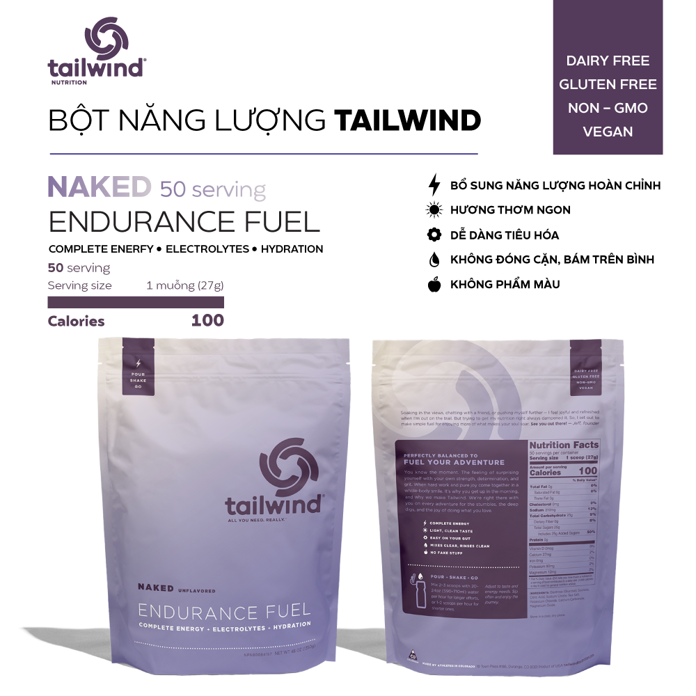  Bột năng lượng Tailwind Endurance Fuel gói 50 serving 