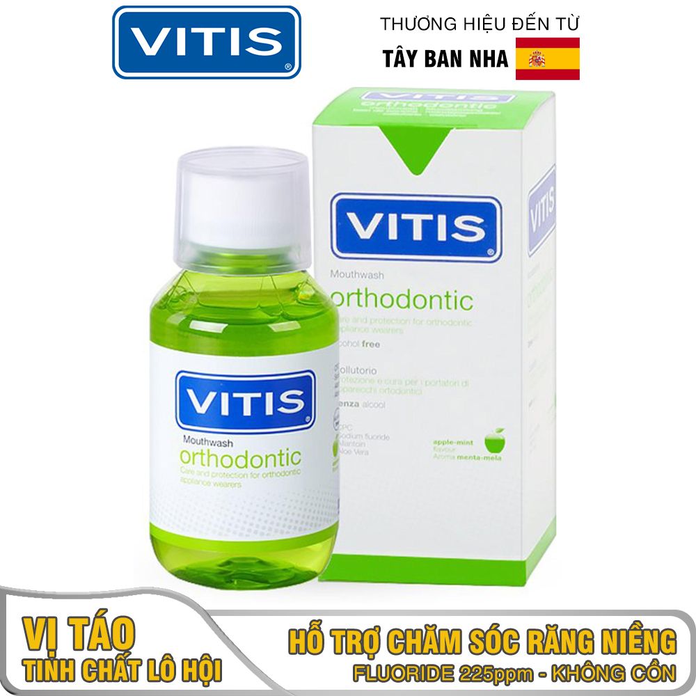 Nước súc miệng Vitis Orthodontic cho răng niềng 150ml
