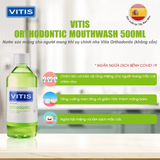  Nước súc miệng Vitis Orthodontic cho răng niềng 500ml 