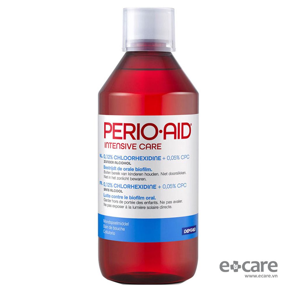Nước súc miệng Perio-Aid Intensive Care ngừa viêm nướu 500ml