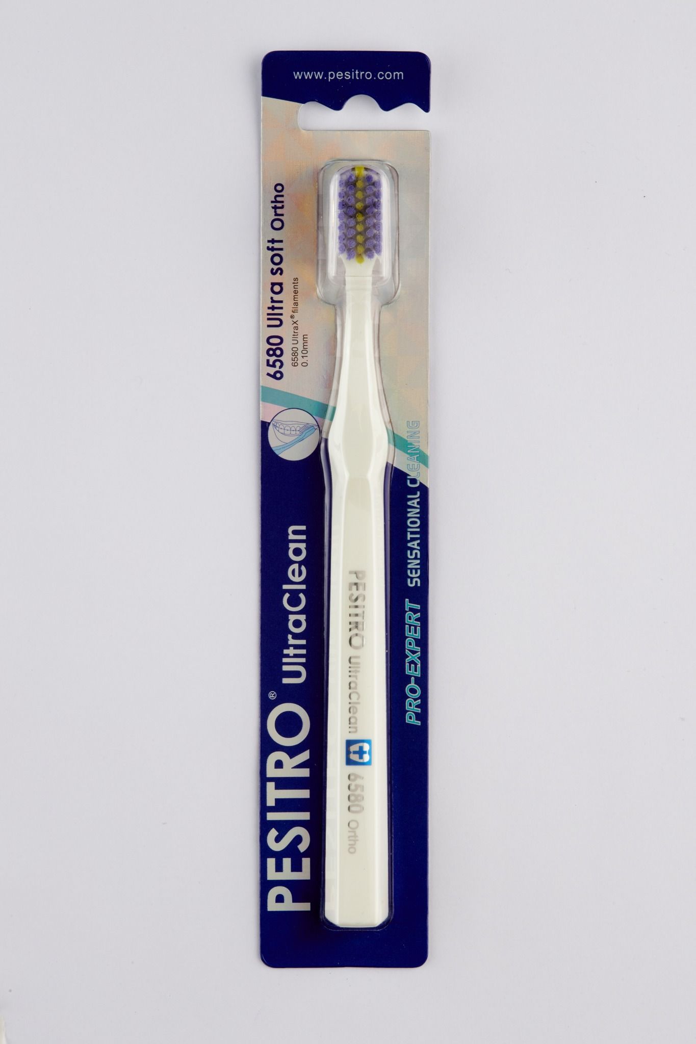 Bàn chải răng niềng Pesitro 6580 Ortho Ultra Soft