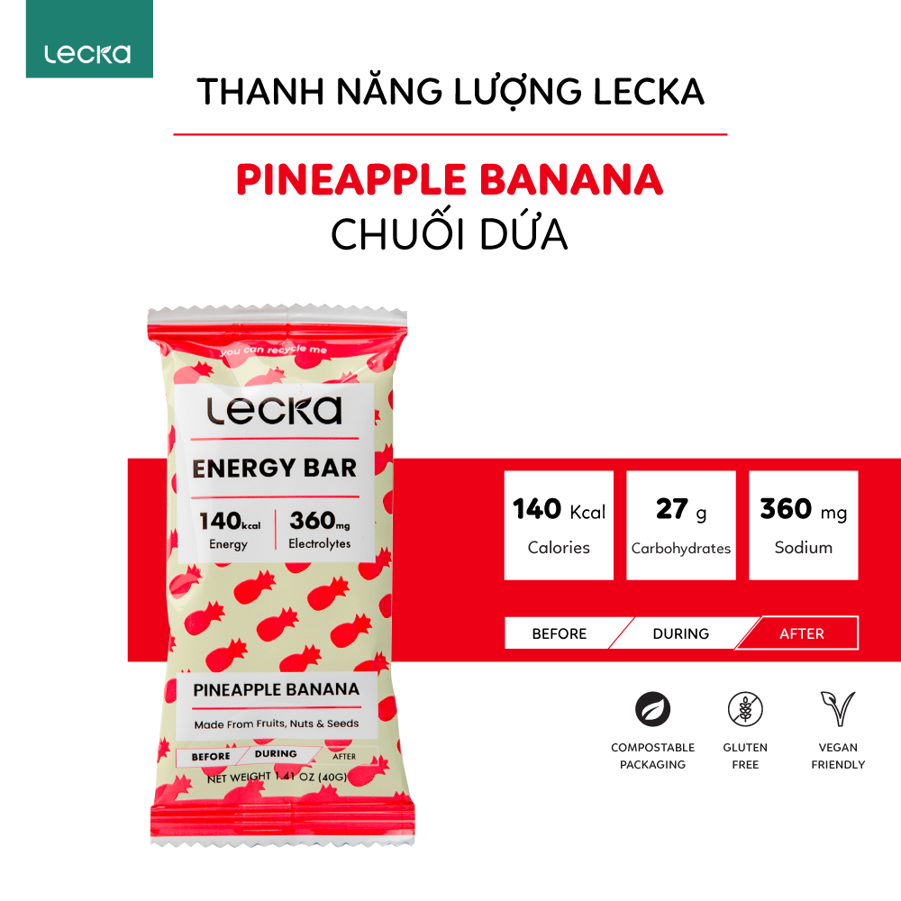 Thanh năng lượng Lecka Energy Bar 40g