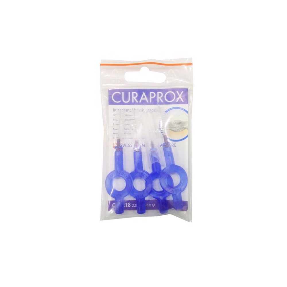 Bộ 4 bàn chải kẽ răng Curaprox CPS 118
