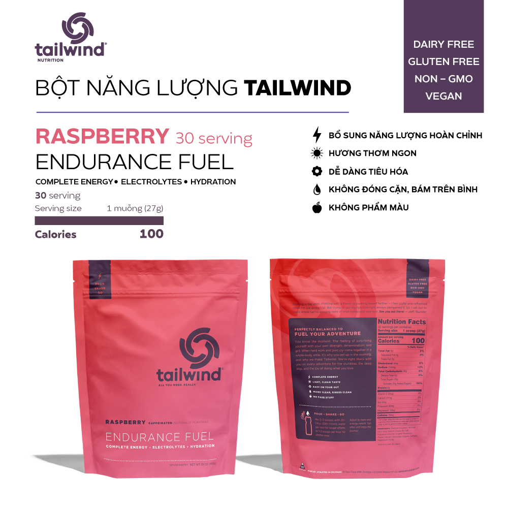  Bột năng lượng Tailwind Endurance Fuel gói 30 serving 