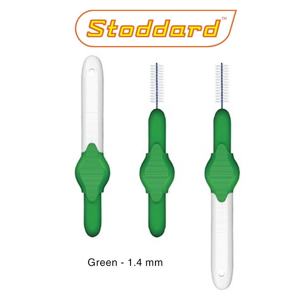  Tăm chải kẽ răng Stoddard 1.4 - xanh lá 