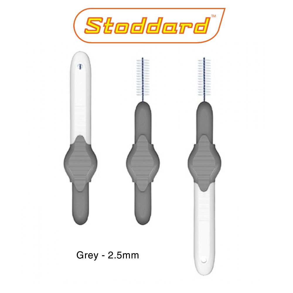 Tăm chải kẽ răng Stoddard 2.5 - xám