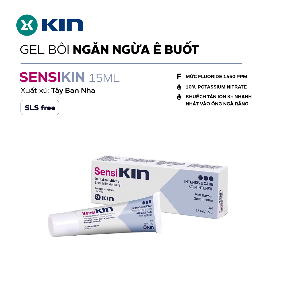 Sensikin Gel ngừa ê buốt răng 15ml