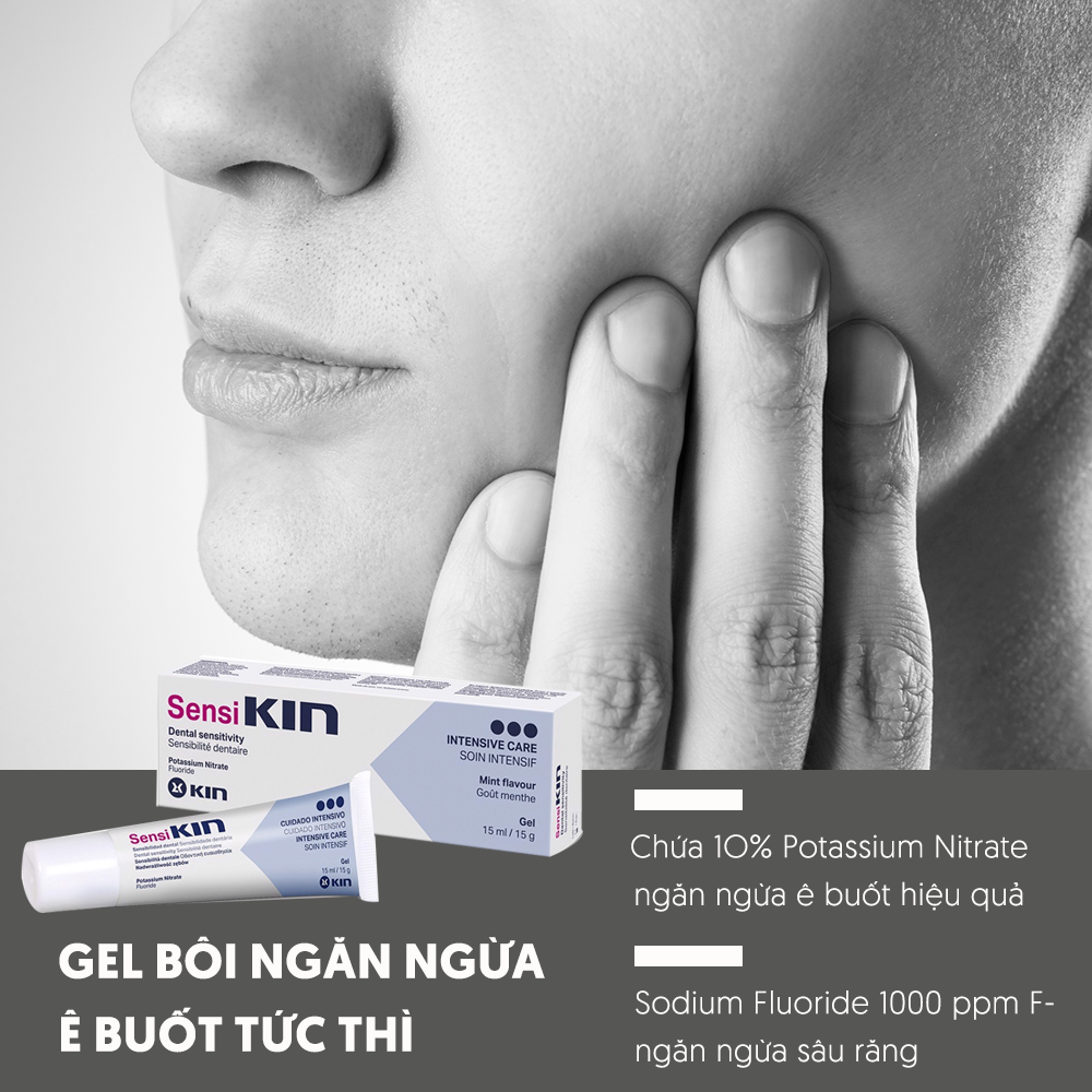  Sensikin Gel ngừa ê buốt răng 15ml 