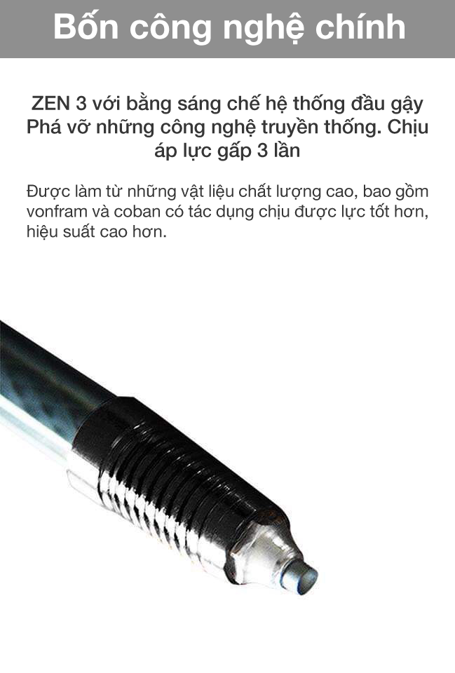  Gậy leo núi chạy trail siêu nhẹ bền chắc Zenone Z1902 Aluminum 