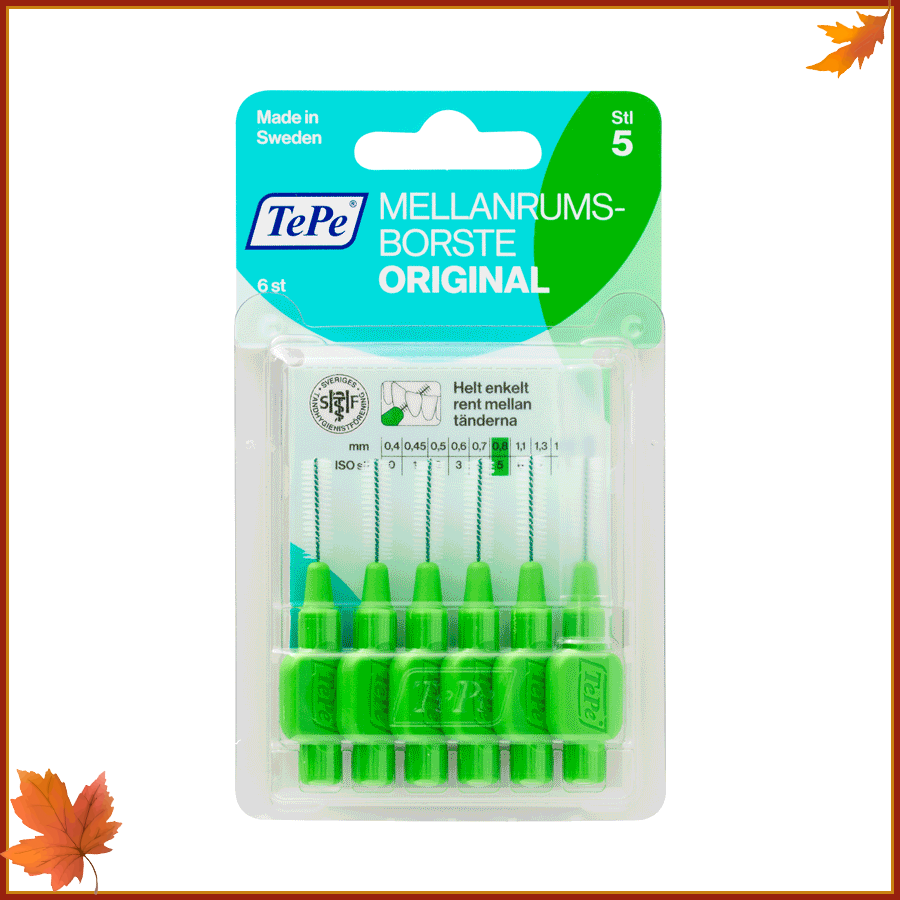 Bàn chải kẽ TePe Extra Soft size 0.8mm (Xanh lá)