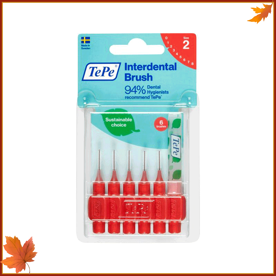 Bàn chải kẽ TePe Extra Soft size 0.5mm (màu đỏ)
